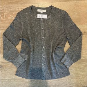 New with tags loft cardigan metallic sparkle winter party ✨❄️